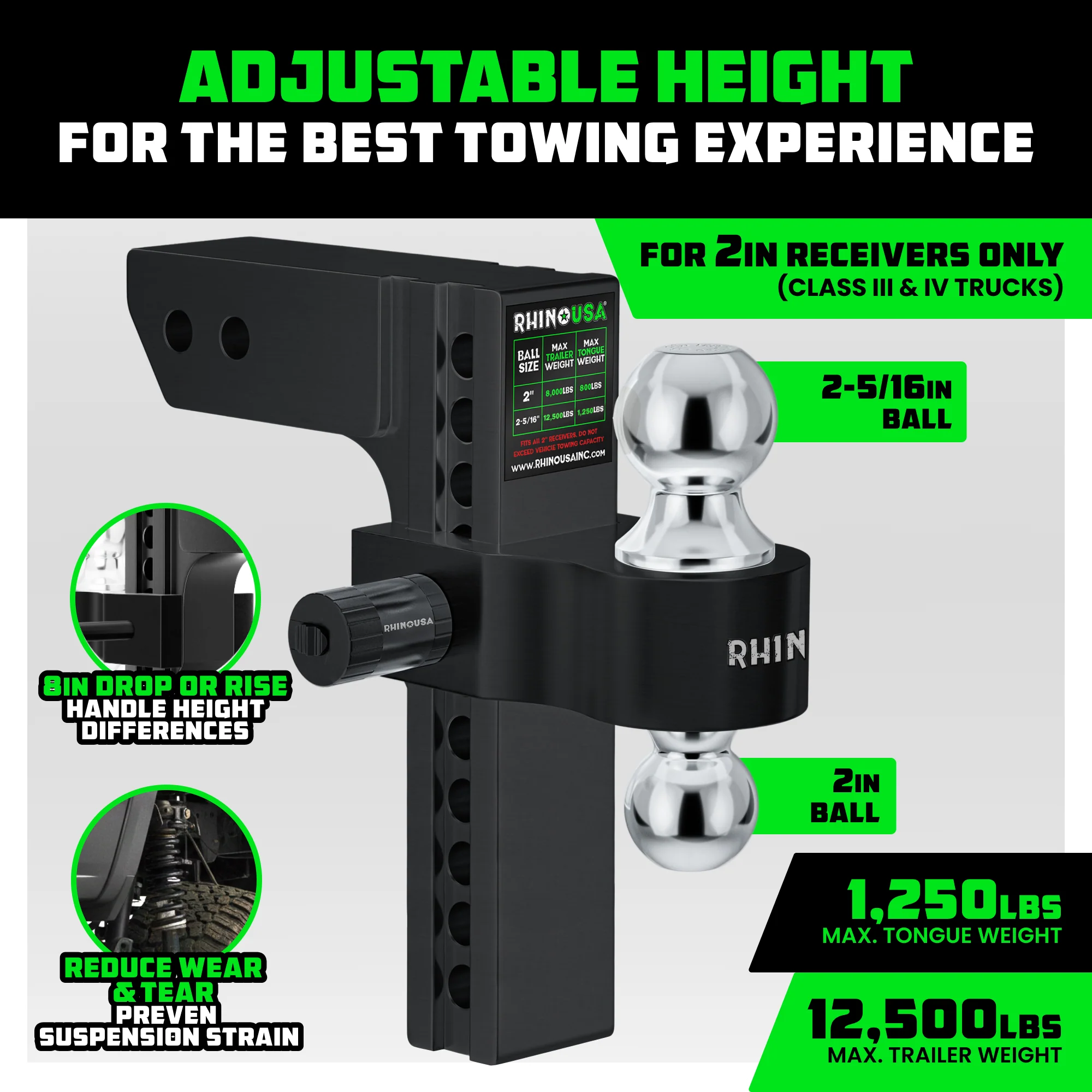 Adjustable Drop Hitch (2" Receivers) - Image 17