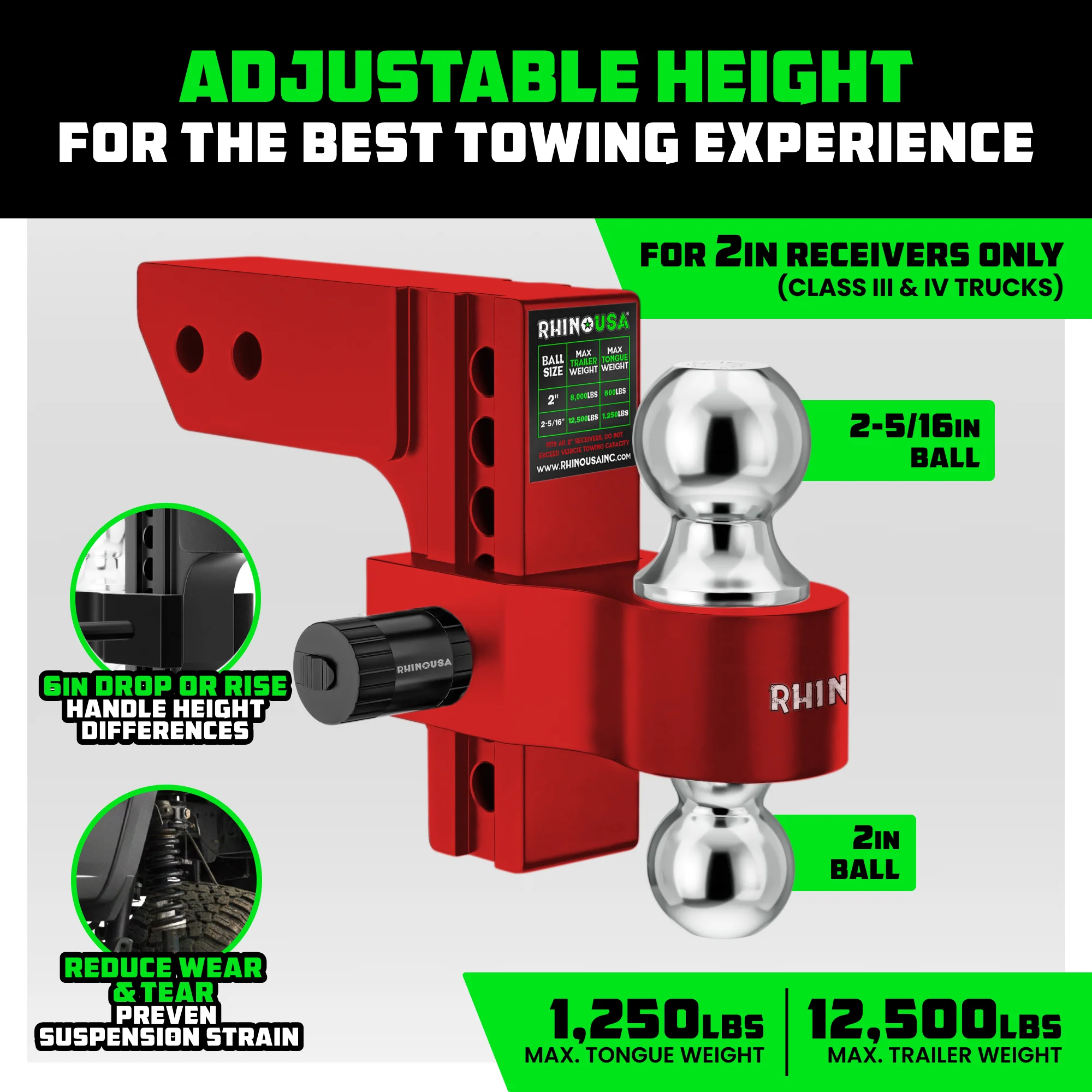Adjustable Drop Hitch (2" Receivers) - Image 57