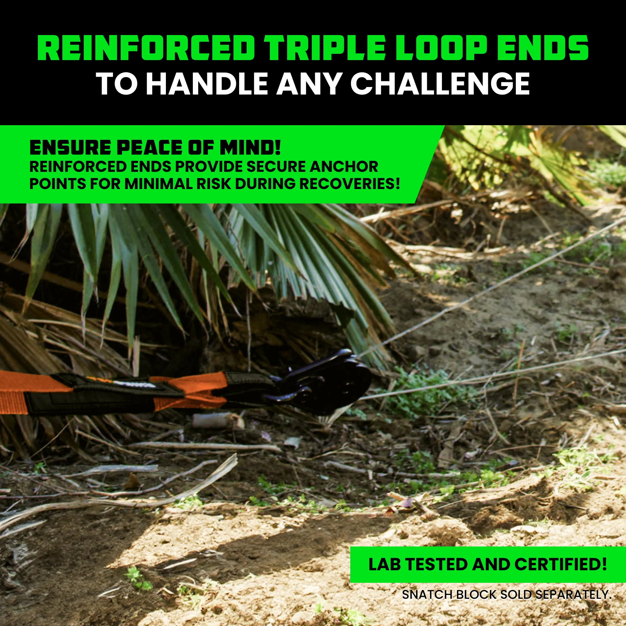 4" x 10' Recovery Tree Saver Strap - Image 31