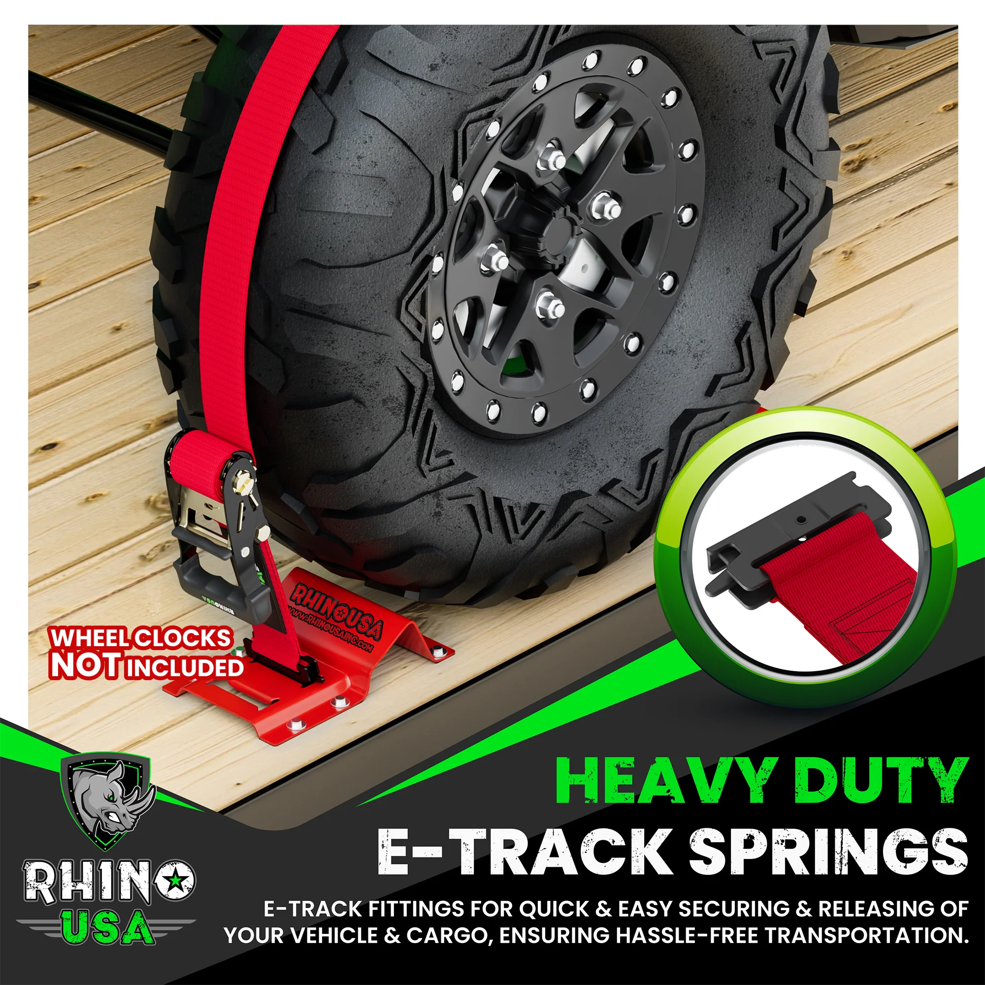 E-Track Ratchet Tie-Down Straps - Image 74