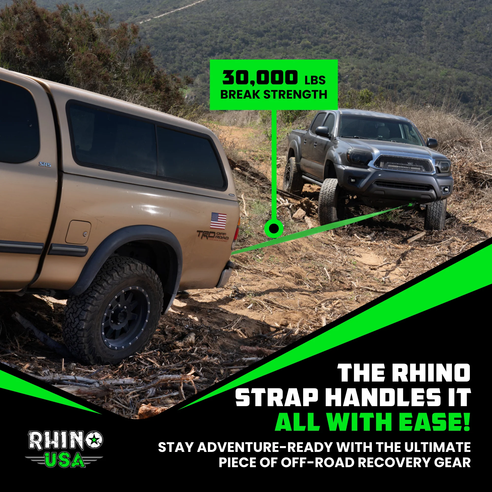 3" Ultimate Recovery Tow Strap - Image 24