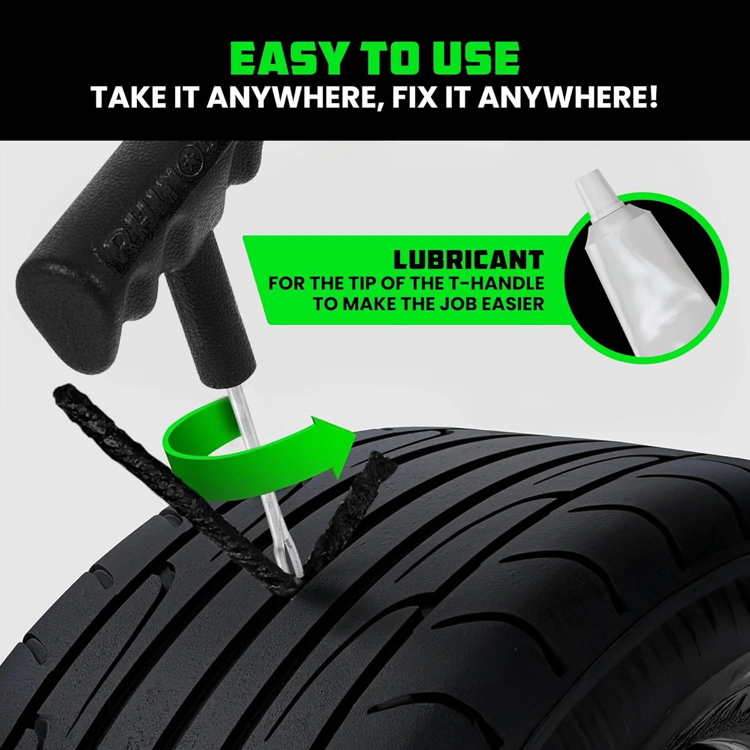 14-Piece Compact Tire Repair Kit - Image 6