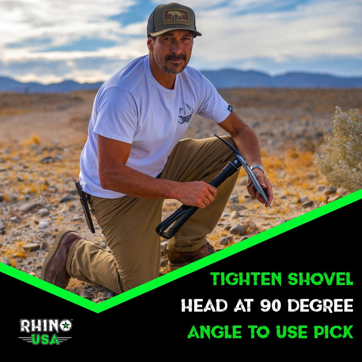Folding Survival Shovel w/ Pick - Image 8