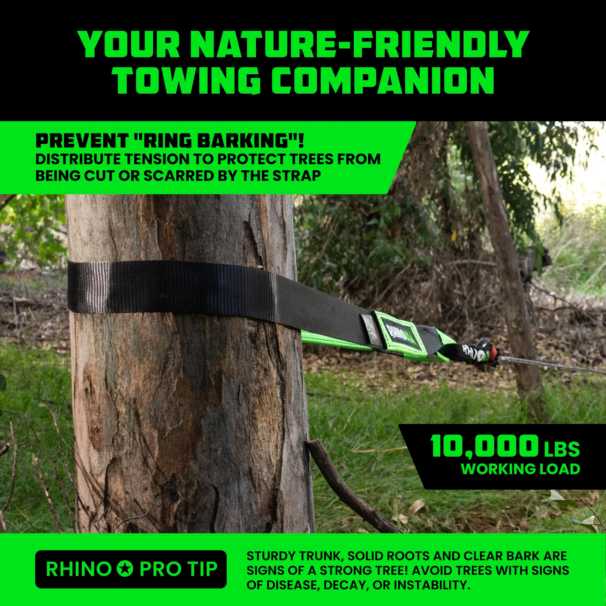 3" x 8' Recovery Tree Saver Strap - Image 8