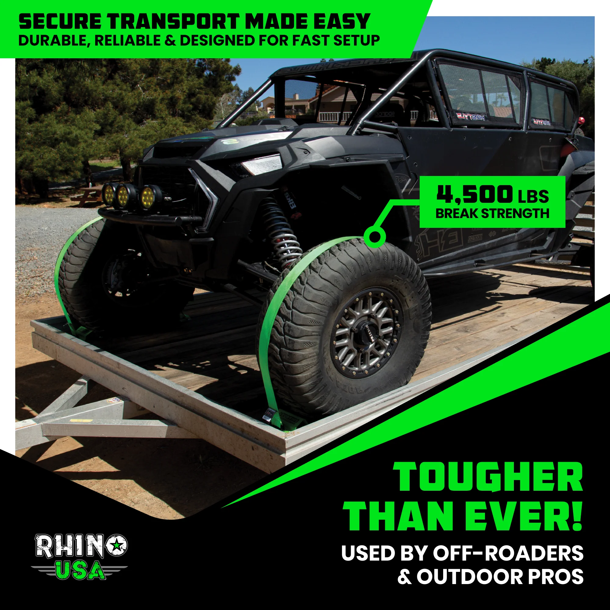 UTV Wheel Chock Tie-Down Kit - Image 14