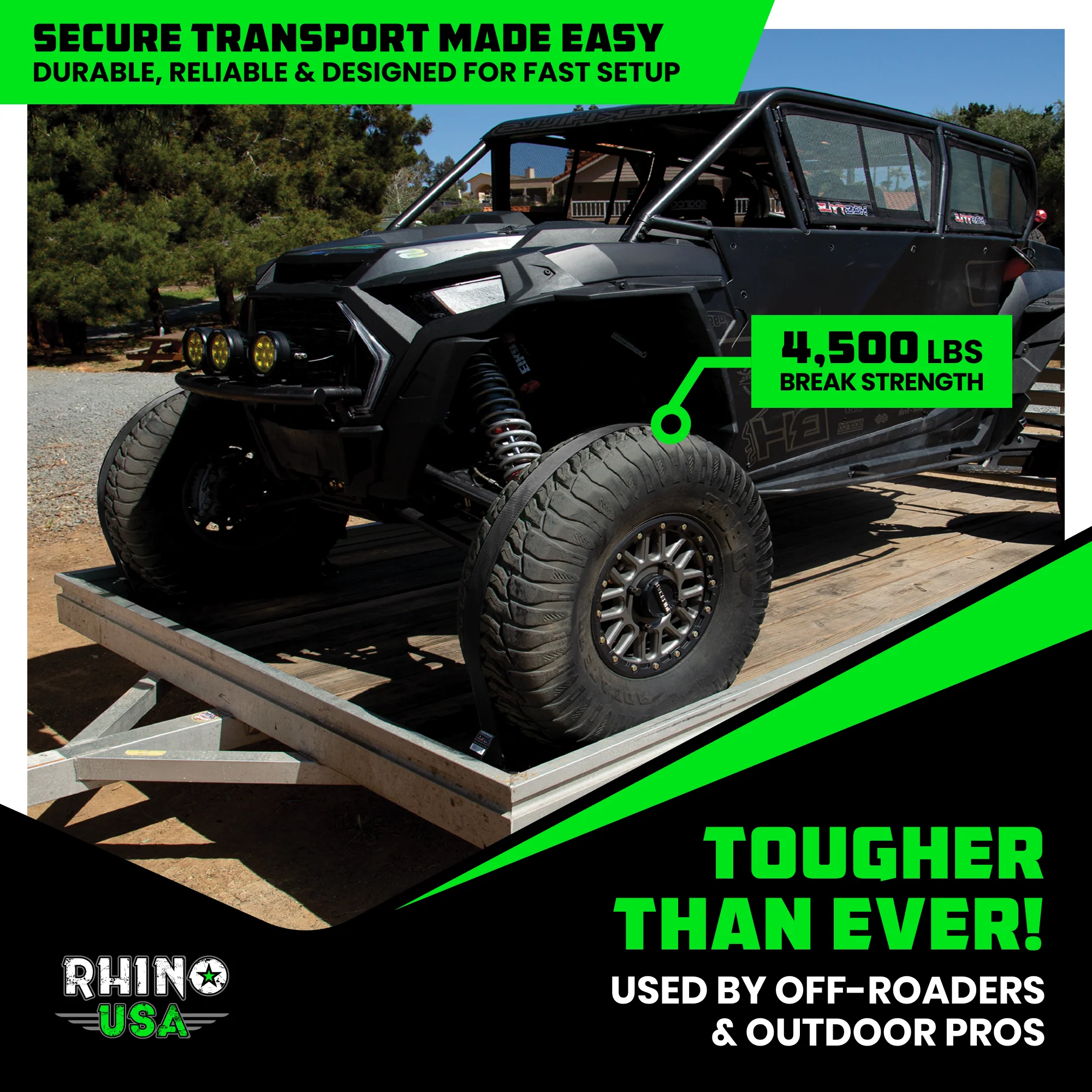 UTV Wheel Chock Tie-Down Kit - Image 21