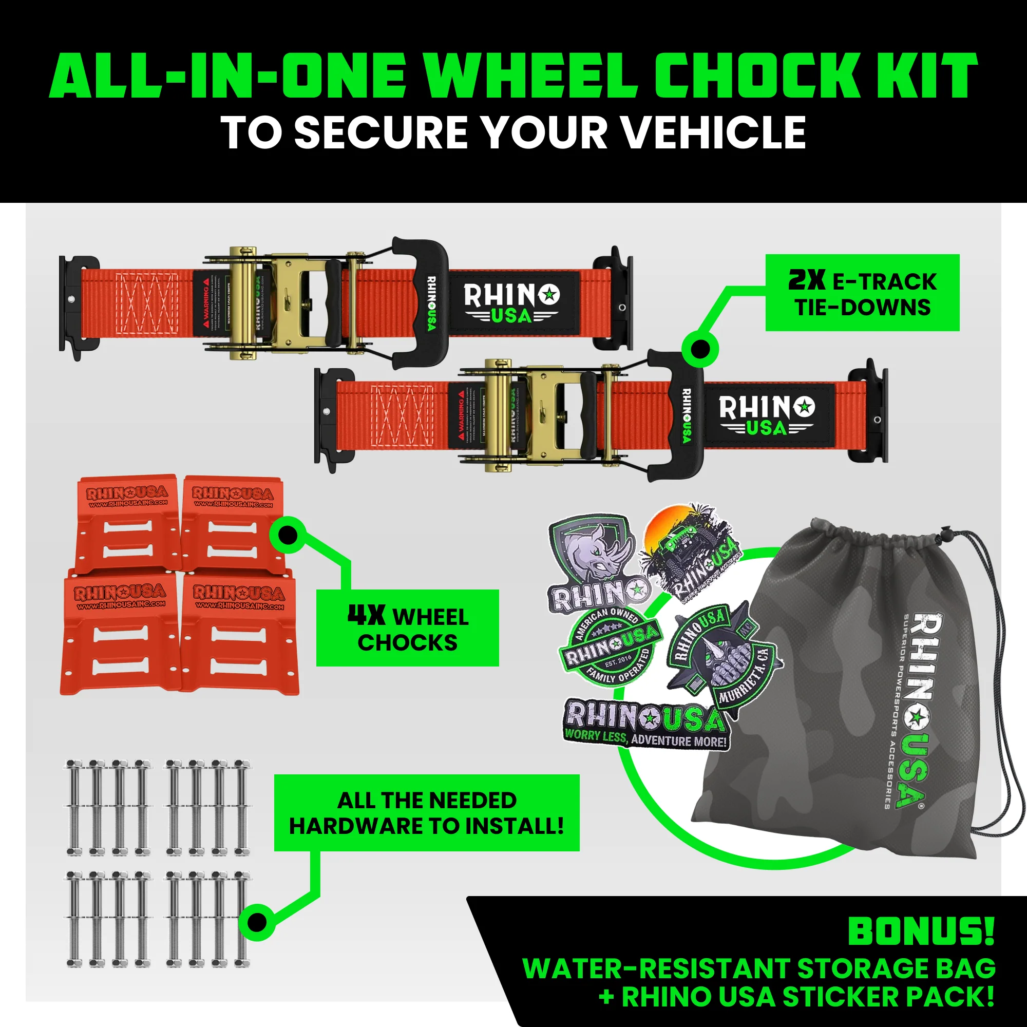UTV Wheel Chock Tie-Down Kit - Image 47