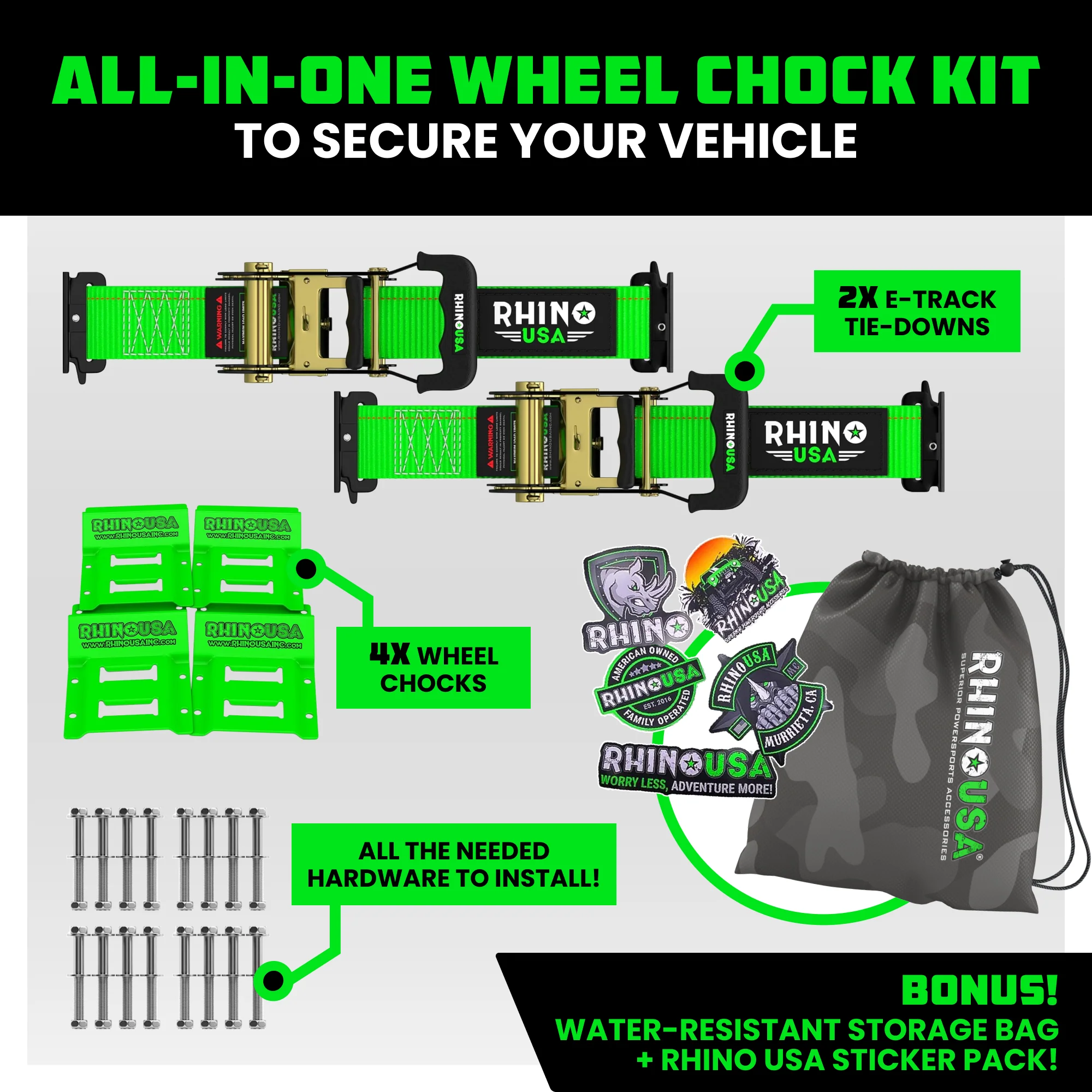 UTV Wheel Chock Tie-Down Kit - Image 5
