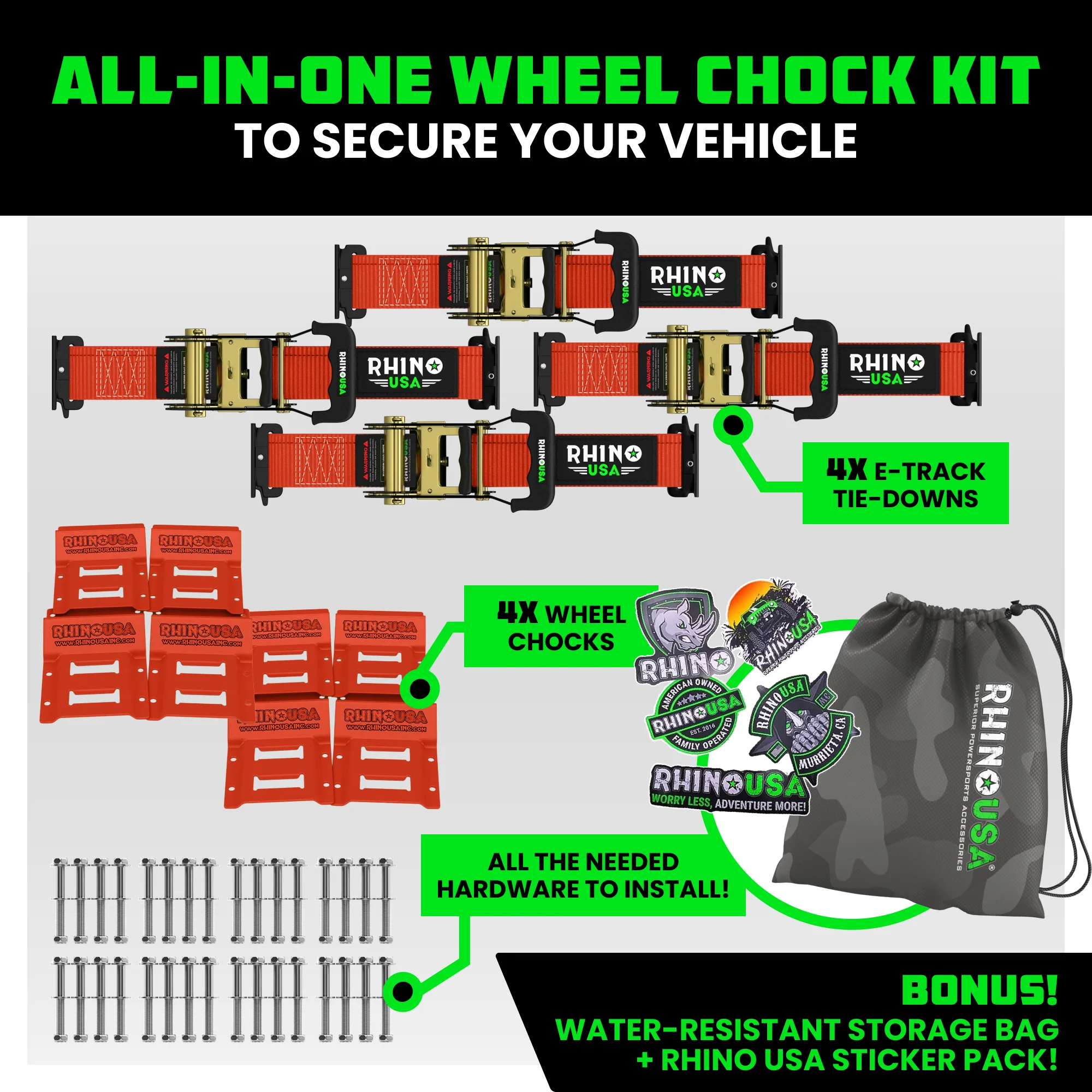 UTV Wheel Chock Tie-Down Kit - Image 54
