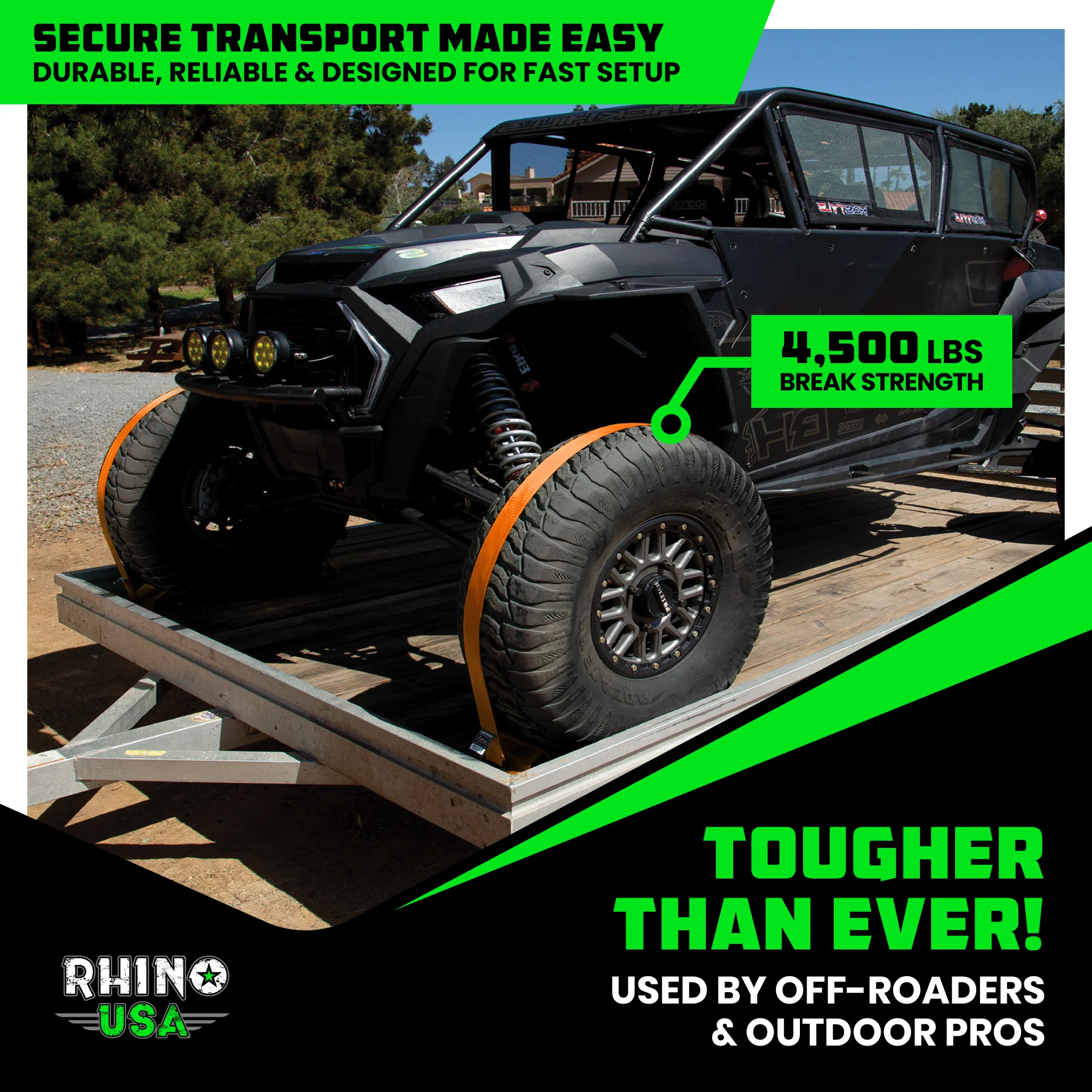 UTV Wheel Chock Tie-Down Kit - Image 63