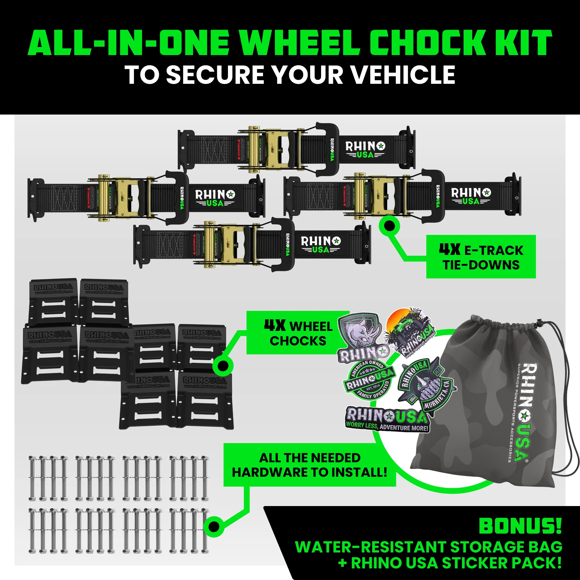 UTV Wheel Chock Tie-Down Kit - Image 68